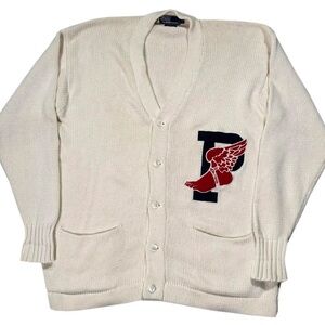 Vintage Polo Ralph Lauren P Wing Sweater (Size XL)